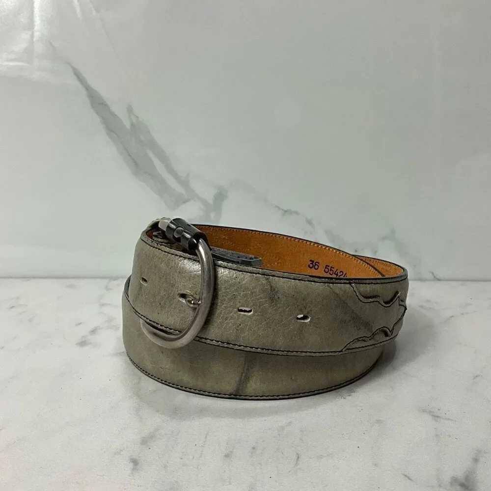 SILVER CREEK Leather Belt